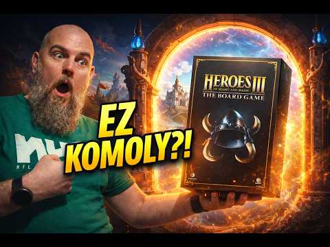 VÉGRE MEGJÖTT!  - Heroes III Unboxing - RCM Hobby Studio