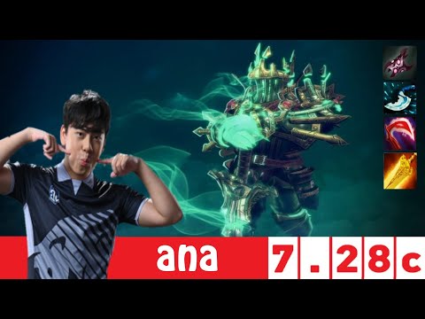 [DOTA 2] ana the WRAITH KING [SAFELANE] [7.28C]