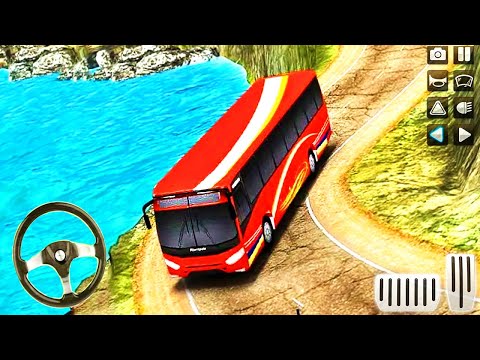 Bus Games：Modern Mountain Bus Driver - Uphill Coach Driving Simulator #2 - Android Gameplay