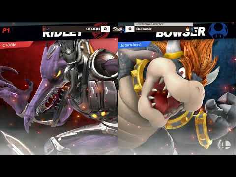 DDD 46 SSBU Losers Finals - CTOBN (Ridley) vs Bulbasir (Bowser)