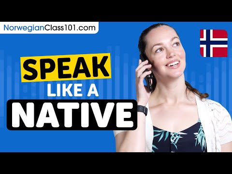 Fix Your Norwegian Speaking in 2 Hours