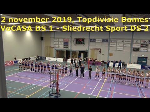 2019-11-02 VoCASA DS1 - Sliedrecht Sport DS2 (Topdivisie Dames Volleybal)