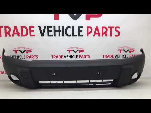 Fits Ford Transit Connect 2003-2005 Front Bumper Mat Grey With Large Fog Light Holes video