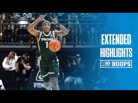 Michigan State at Purdue | EXTENDED HIGHLIGHTS | Big Ten Men's Basketball | 02/26/2026