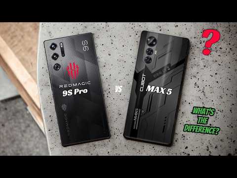 Cubot Max 5 (VS) Redmagic 9S pro - The Battle between A flagship and a budget gaming phones.