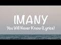 Imany You Will Never Know Lyrics
