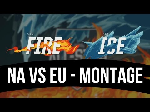 2016 All-Star Event | Fire Vs Ice | NA vs EU | Dank Montages ❤
