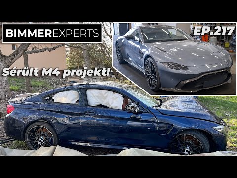 Bimmer Experts, Ep.217 - Sérült BMW M4 vadászat!  Meg is találtuk? / Aston Martin Vantage a házban!