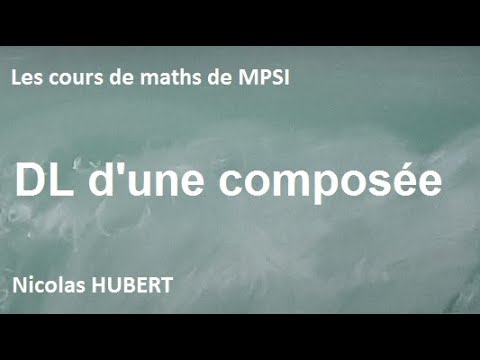 DL d'une composée de deux fonctions