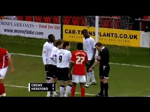 Crewe Alexander 2-1 Hereford United, March 2009 (Coca-Cola League One)