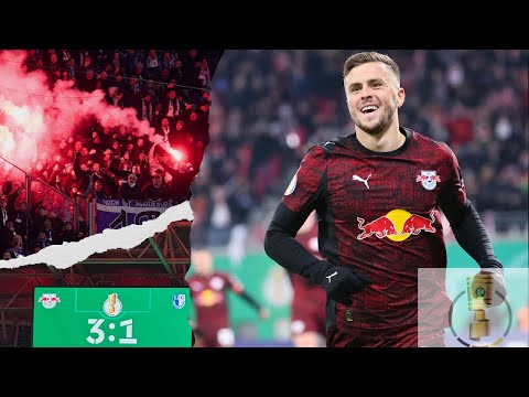 RB Leipzig - FC Magdeburg 3:1 Highlights| Achtelfinale DFB-Pokal 