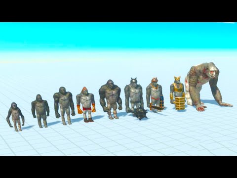ALL APES vs ARMIES - Animal Revolt Battle Simulator