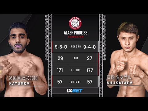 SHERZOD KAYUMOV vs ERASYL SHUKATAEV | ALASH PRIDE FC 83 TURKISTAN 2023