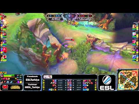 ESL Türkiye Go4LoL #82. Turnuvası - Team Tutturuality vs. AHRAZ Esports (Brcevik)