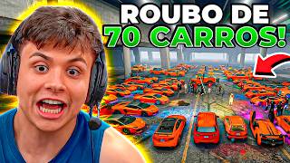 BOPE ROUBOU MAIS de 70 CARROS 😱 GTA RP (Modder Clips)