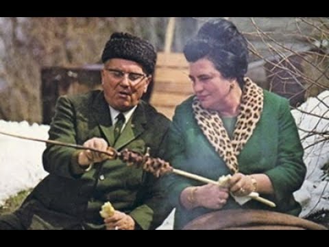 Jovanka And Josip Broz Tito On Fishing