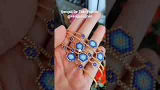 🧿Nazar Boncuklu Bileklik🧿Evil eye bead bracelet 🧿 #tutorial #diy