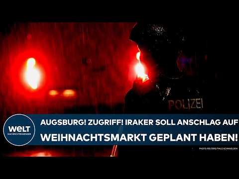 AUGSBURG: Iraker soll Anschlag auf Weihnachtsmarkt geplant haben! Polizei schnappt Asylbewerber
