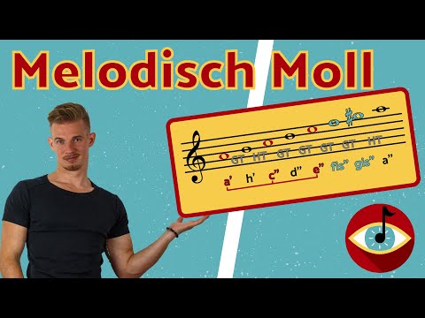 Melodisch Moll - eine Variante der Moll-Tonleiter - einfach und verständlich erklärt!
