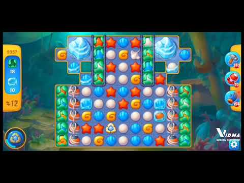 Fishdom. 9357 level no boosters and diamonds. 17 moves