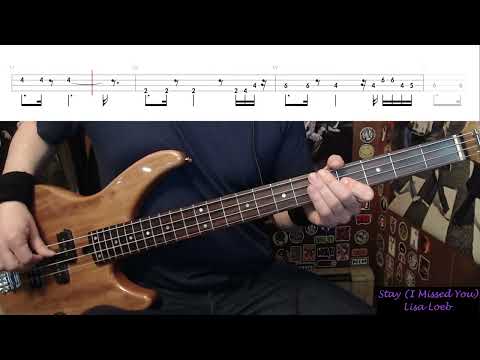 Stay (I Missed You) by Lisa Loeb - Bass Cover with Tabs Play-Along