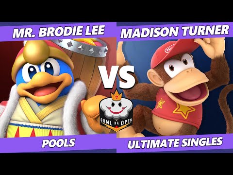 GOML NA Open Northeast USA SSBU - Mr. Brodie Lee (Dedede) Vs. Madison Turner (Diddy) Ultimate Pools