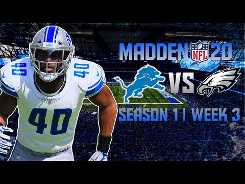Madden 20 Detroit Lions Franchise Ep 7 HIT THE BOOM! S1 W3
