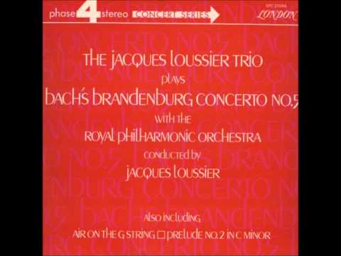 Bach Brandenburg Concerto no. 5, Mov. 1 [The Jacques Loussier Trio and Royal Philharmonic Orchestra]
