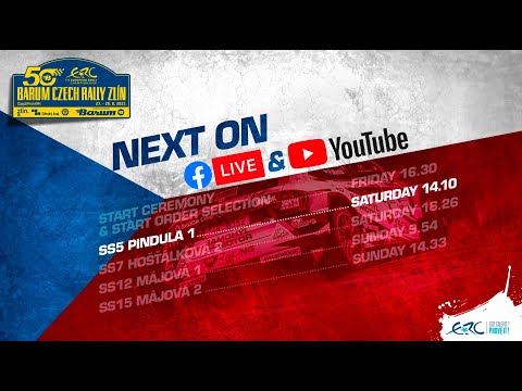 50TH BARUM CZECH RALLY ZLIN - SS5 Pindula 1 LIVE