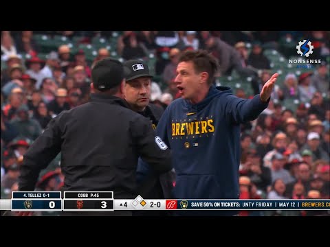 Counsell Ejected Over Umpire Fail | HP Ump Cancels Out His Original Call, Hoped Nobody Noticed