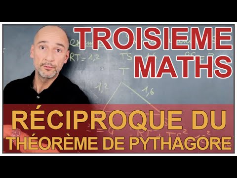 comment appliquer la reciproque du theoreme de pythagore