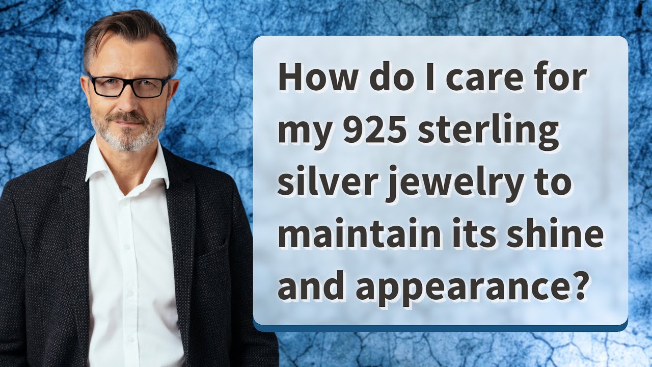 How do I care for my 925 sterling silver jewelry to maintain its shine and appearance?