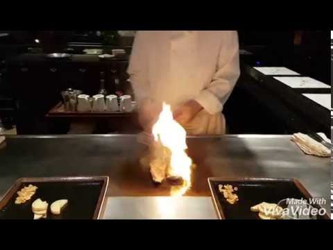 Kagoshima beef Teppan Yaki style - Retaurant Benkay Paris -