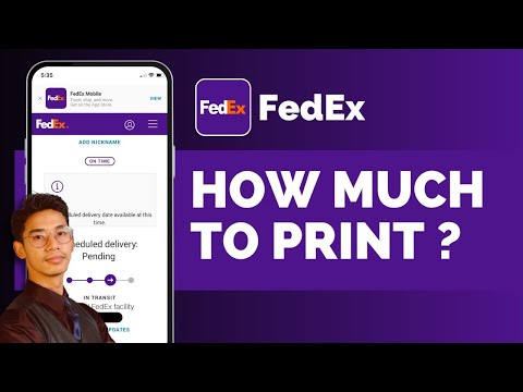 How Much Does Fedex Charge To Print
