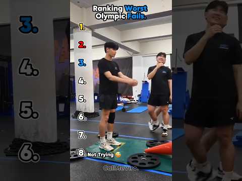 Ranking Worst Olympic Fails. #shorts