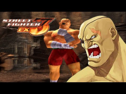 Street Fighter EX3 - Sagat - Original Mode Hard Difficulty Playthrough