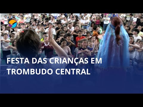 Sorrisos, doces e brincadeiras: Trombudo Central celebra Dia das Crianças