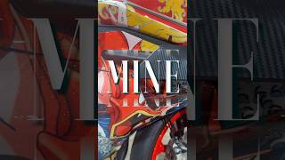 Project Debut | The Shiny Gyarados Bike ❤️💛 #Pokemon #fyp #motorcycle #cfmoto #billiejean