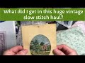 #ThriftyThursday slow stitching haul - Purveyor of Reclaimed Textiles #slowstitch #opshopcrafter
