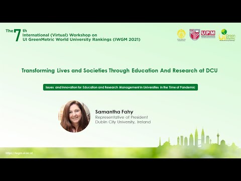 Samantha Fahy, Representative of President, Dublin City University, Ireland