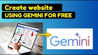 Create Any Website for FREE Using Google Gemini – No Coding Needed! 🚀