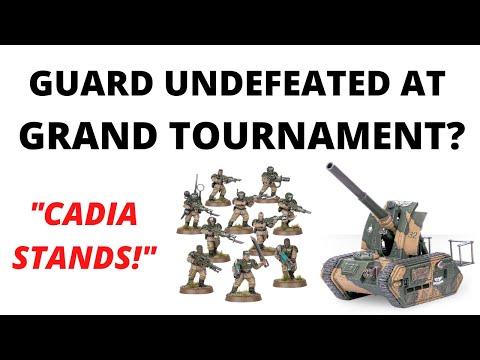 Astra Militarum go UNDEFEATED at a Grand Tournament? Competitive Guard Army List Reviewed