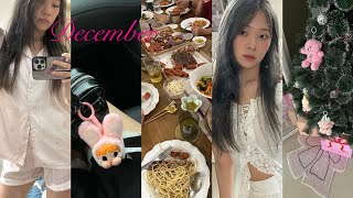 december diary 🎀 china shopping haul, new hair, christmas with love, heart to heart, 2025 ins & outs