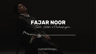 Download lagu FULL LIRIK LAGU || FAJAR NOOR - TAHTA HATIKU #pendampingmu #liriklagu #fajarnoor mp3