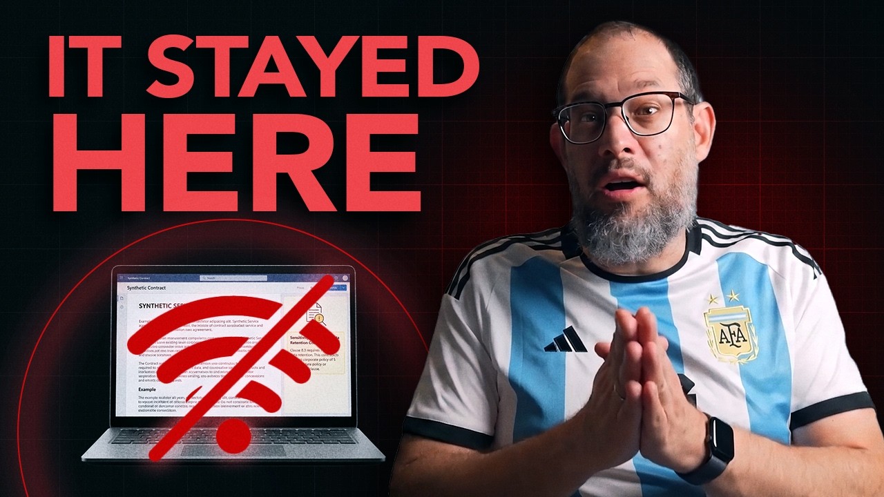 I Cut the Internet and Let AI Read the File I Could Never Upload. It Caught the Leak.