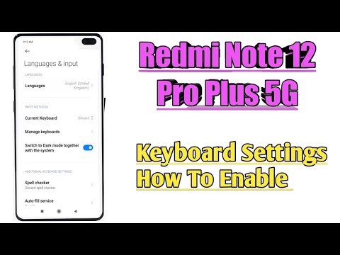 Redmi Note 12 Pro Plus 5G || Keyboard Language Settings How To Enable