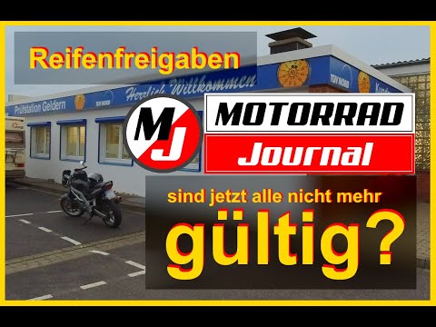 Reifenfreigaben ungültig! Und jetzt, fahren ohne Betriebserlaubnis?