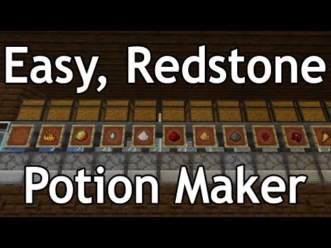 EASY REDSTONE POTION SYSTEM (All Potions in Minecraft) - Sloppy's Vanilla Minecraft (43)
