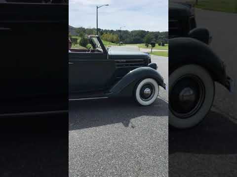 Thumbnail for 1936 Ford Model 68 Convertible Sedan- Start up and Brake Demo by Convertible