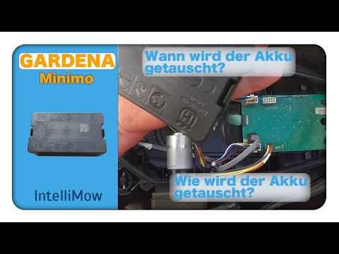 Gardena Minimo - Replace battery, check battery